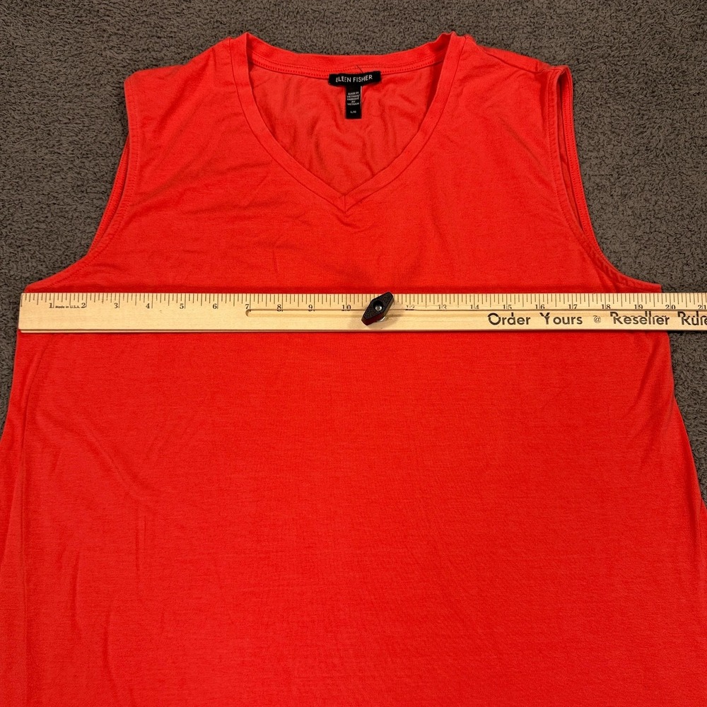 Eileen Fisher Dress Women Large Pink Sleeveless Midi A Line‎ Stretch Minimal - Picture 4 of 9